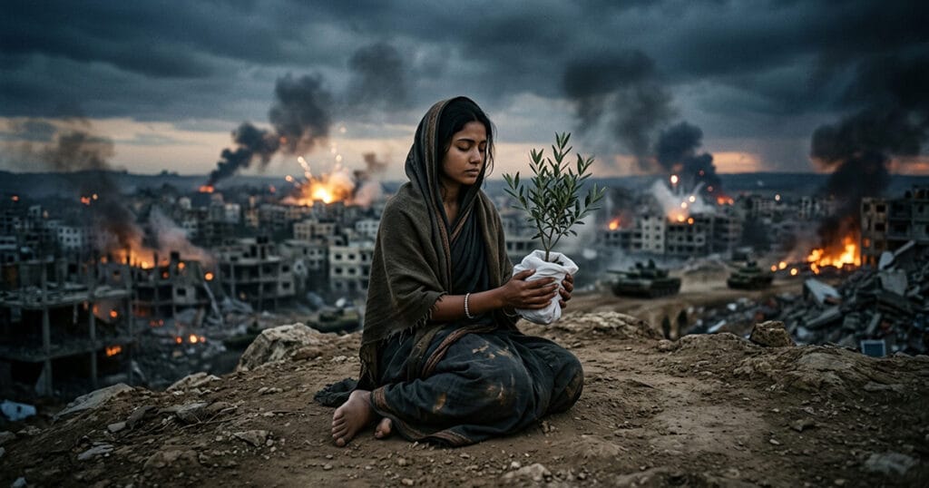 অশান্ত পৃথিবীতে শান্তির খোঁজে