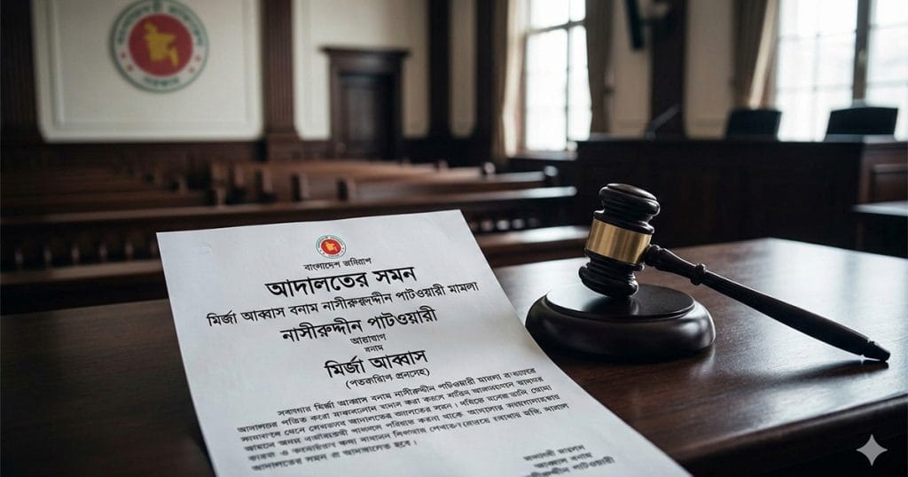 নাসীরুদ্দীন পাটওয়ারীকে আদালতের সমন