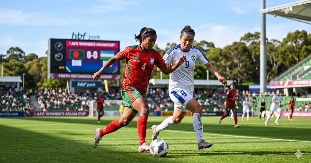 বাংলাদেশ বনাম উজবেকিস্তান নারী ফুটবল ম্যাচ