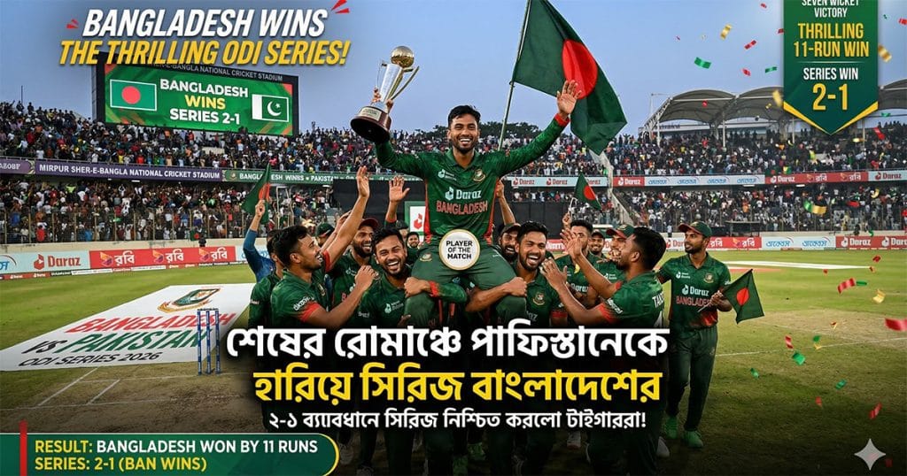 বাংলাদেশ বনাম পাকিস্তান ওয়ানডে সিরিজ ২০২৬