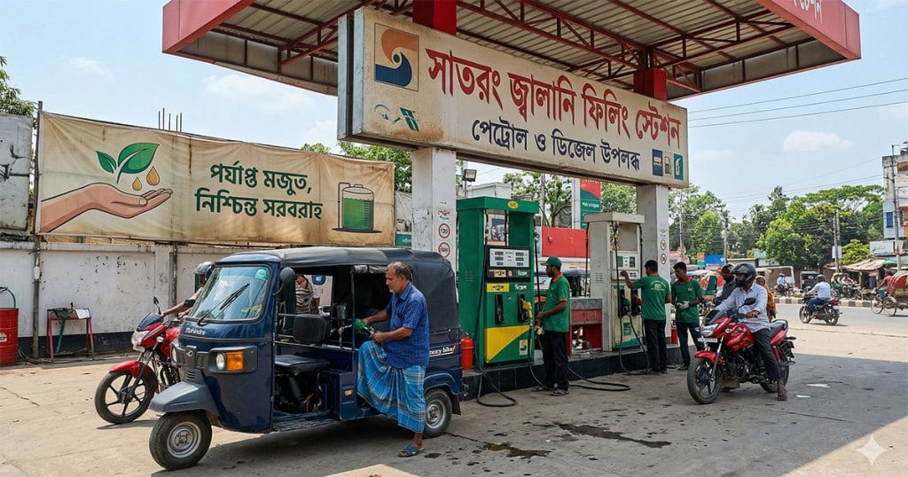 এপ্রিলে বাড়ছে না জ্বালানি তেলের দাম, মজুত আছে প্রায় ২ লাখ টন