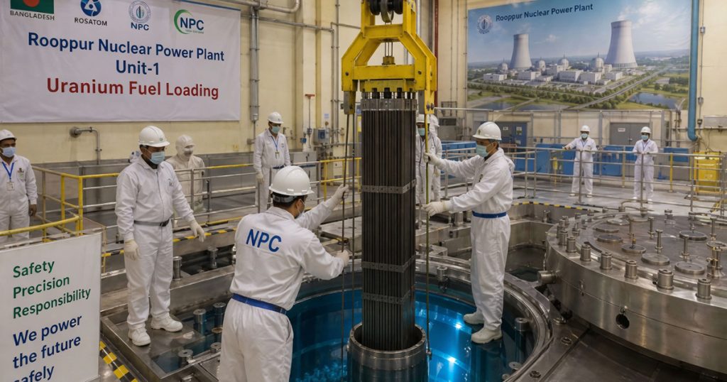 রূপপুর পারমাণবিক বিদ্যুৎকেন্দ্র জ্বালানি লোডিং