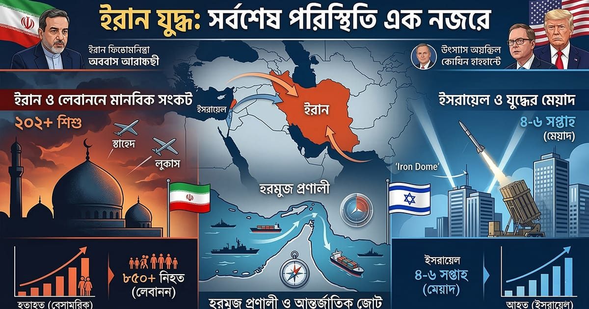 ইরান যুদ্ধ পরিস্থিতি