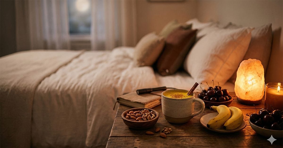 রাতে ভালো ঘুমের খাবার